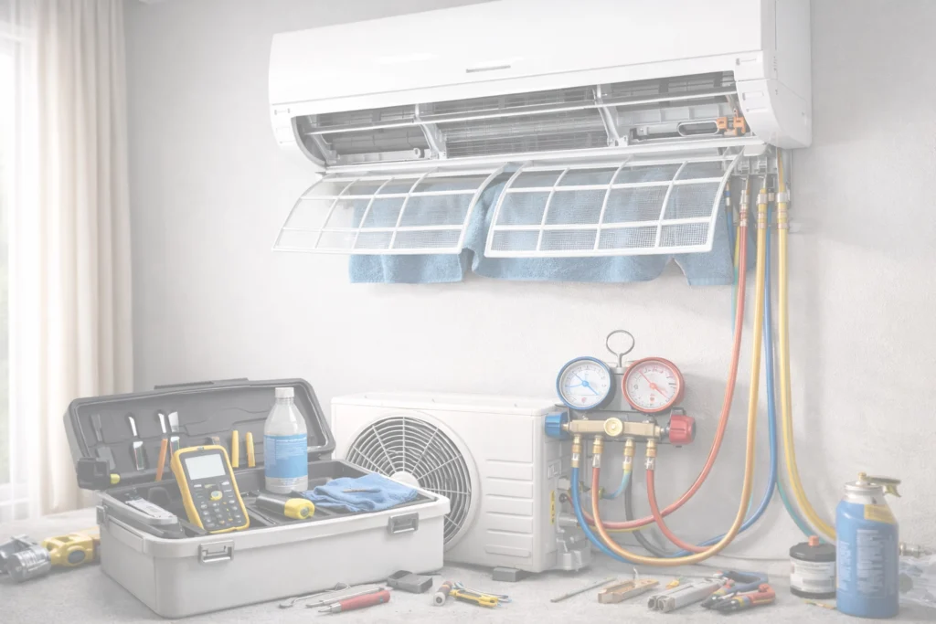 mantención de equipos de aire acondicionado